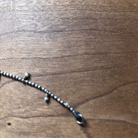 Tiny Pearl Choker .925 Dainty Layering Necklace - Picture 5 of 9